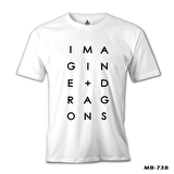Imagine Dragons - Plus Beyaz Erkek Tshirt