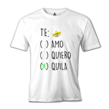 Te Quila Beyaz Erkek Tshirt