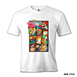Super Mario - Smaash Beyaz Erkek Tshirt