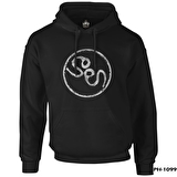 Soen Logo Siyah Erkek Fermuarsız Kapşonlu