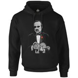 The Godfather - The Cat Siyah Erkek Fermuarsız Kapşonlu