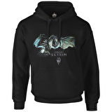 Skyrim - Paartuhnax Siyah Erkek Fermuarsız Kapşonlu