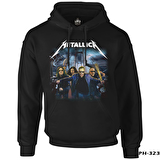 Metallica - İstanbul Siyah Erkek Fermuarsız Kapşonlu