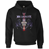 Megadeth - Vic 2 Siyah Erkek Fermuarsız Kapşonlu
