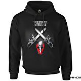 Shady XV Siyah Erkek Fermuarsız Kapşonlu
