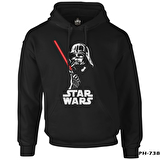 Darth Vader Smoking Siyah Erkek Fermuarsız Kapşonlu