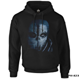 Call of Duty - Ghosts Mask Siyah Erkek Fermuarsız Kapşonlu
