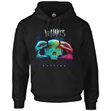 In Flames - Battles Siyah Erkek Fermuarsız Kapşonlu