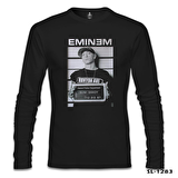 Eminem - Detroit Siyah Erkek Sweatshirt