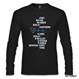 Grey's Anatomy - Grey Siyah Erkek Sweatshirt