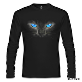 Kedi II  Siyah Erkek Sweatshirt