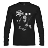 Death - Chuck Schuldiner Siyah Erkek Sweatshirt