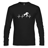 At 10 Siyah Erkek Sweatshirt