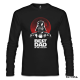 Star Wars - Best Dad Siyah Erkek Sweatshirt