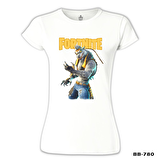 Fortnite - Wolf Beyaz Bayan Tshirt
