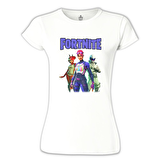 Fortnite - Maps Beyaz Bayan Tshirt