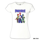 Fortnite - Maps Beyaz Bayan Tshirt