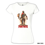 Fortnite - Horror Beyaz Bayan Tshirt