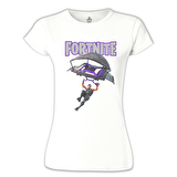 Fortnite - A l'air Beyaz Bayan Tshirt