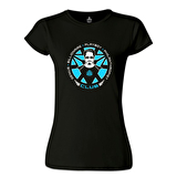 Tony Stark - Club Siyah Bayan Tshirt