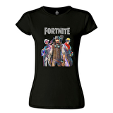 Fortnite - Weapons Siyah Bayan Tshirt