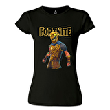 Fortnite - Battle Hound Siyah Bayan Tshirt