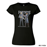 Fortnite - Gangs Siyah Bayan Tshirt