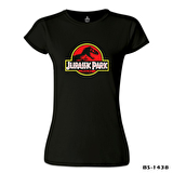 Jurassic Park - Shadow Siyah Bayan Tshirt