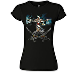 Assassin's Creed 4 Siyah Bayan Tshirt