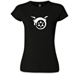Fullmetal Alchemist Siyah Bayan Tshirt