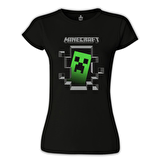 Minecraft Siyah Bayan Tshirt
