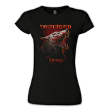 Disturbed - Animal Siyah Bayan Tshirt