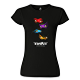 Teenage Mutant Ninja Turtles Siyah Bayan Tshirt