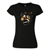 Drummer Siyah Bayan Tshirt