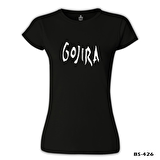 Gojira - Logo Siyah Bayan Tshirt