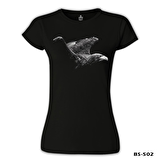 Kartal Siyah Bayan Tshirt
