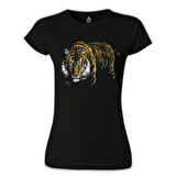 Kaplan Siyah Bayan Tshirt