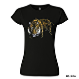 Kaplan Siyah Bayan Tshirt