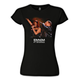 Eminem ft. Rihanna Siyah Bayan Tshirt