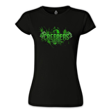 Minecraft - Creepers Siyah Bayan Tshirt