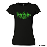 Minecraft - Creepers Siyah Bayan Tshirt