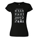 Singin In The Rain Siyah Bayan Tshirt