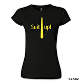 How I Met Your Mother - Suit Up Siyah Bayan Tshirt