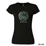 S.H.I.E.L.D Siyah Bayan Tshirt