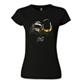 Daft Punk Siyah Bayan Tshirt