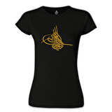 Tuğra Siyah Bayan Tshirt
