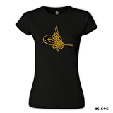 Tuğra Siyah Bayan Tshirt