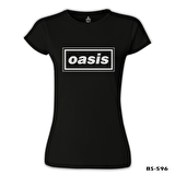 Oasis Siyah Kadın Tshirt