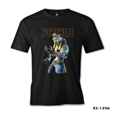 Fortnite - Wolf Siyah Erkek Tshirt