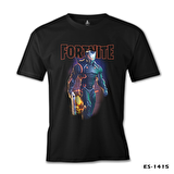 Fortnite - Firegun Siyah Erkek Tshirt